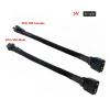 ACGTUY Motherboard RGB SYNC Adapter Cable 5V 3Pin 12V 4Pin JST SM Cable Black Sleeved Compatible with The RGB Strip Light(30cm,5V 3P SM M) view 4