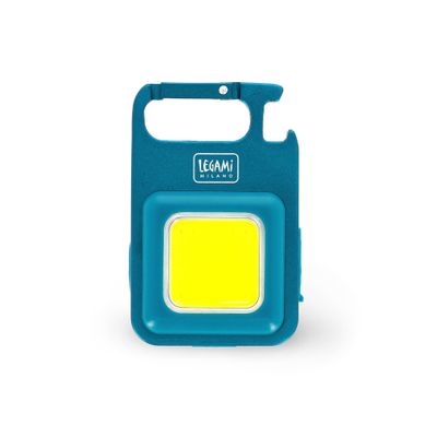 Legami - Rechargeable COB LED Light, 4 Light Modes, Low-Medium-High Intensity or Flashing, Magnetic Base, Up to 3 Hours Lighting