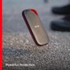 4TB SANDISK Extreme PRO Portable SSD with USB4, Up to 3800 MB/s Read and 3700MB/s Write, USB-C, USB 3.2, Backwards Compatible, IP65 Water and Dust Resistance - SDSSDE82-4T00-G25 view 4