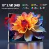 2.5K 144Hz Portable Gaming Monitor 16", 2560x1600, Plug & Play, 100% sRGB, 500nits, 16:10, Eye Care Second Computer Display with Speakers for Laptop, PC, Mac, P-S4/5, Sw-tch, X-BO, USB-C/HDMI, (K16G) view 2