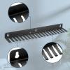 Kokone 19 Cable Slot Cable Hanger and Organizer, Wall Mounted Cable Hanger,Iron Cable Rack-Slots Width from 5 to 9mm for Cord Management,Black view 4