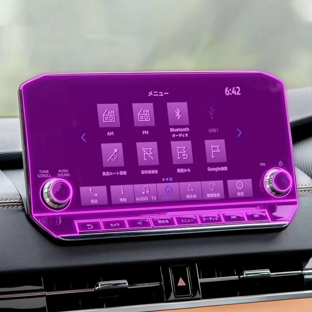 AERUIKJSCar Navigation Screen Protector LCD Display Film Cover Car Accessories Interior TPU film PPF,For Mitsubishi outlander 2022-2023