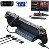 6-in-1 Docking Station for Steam Deck/ROG Ally/MSI Claw/Legion Go, Steam Deck Dock with HDMI 4K@60Hz, 100Mbps Ethernet, Triple USB-A and 100W Charge Compatible with Steam Deck OLED view 1
