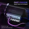 6-in-1 Docking Station for Steam Deck/ROG Ally/MSI Claw/Legion Go, Steam Deck Dock with HDMI 4K@60Hz, 100Mbps Ethernet, Triple USB-A and 100W Charge Compatible with Steam Deck OLED view 4