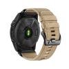 22 26MM Nylon Woven Strap For Garmin Tactix7pro Fenix 8 E 7X 7 Pro 6X 6 5X 5Plus Quick Fit Wristband(Khaki,26mm(7x/6x/5x)) view 1