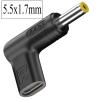 100W PD 5.5 X 1.7mm Connector to USB C Adapter, USB C to 5.5x2.5mm 19V Adapter, Type USB C to 5.5 x 1.7 mm Adapter Made for Acer Laptop Series view 2