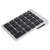 GEERYZHE Number Pad for Laptop, Numeric Keypad for Laptop Numeric Keypads USB 2.4G RF304 22 Keys Numeric Keypad Mini Keyboard with Receiver (Silver Black) view 2