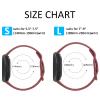 3 PACK Sport Band Compatible with Fitbit Sense 2 / Versa 4, Classic Soft Straps for Fitbit Sense / Versa 3 Smart Watch (Small, Navy Blue/Wine Red/Black) view 3