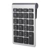 GEERYZHE Number Pad for Laptop, Numeric Keypad for Laptop Numeric Keypads USB 2.4G RF304 22 Keys Numeric Keypad Mini Keyboard with Receiver (Iron Gray) view 2