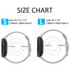 3 PACK Sport Band Compatible with Fitbit Sense 2 / Versa 4, Classic Soft Straps for Fitbit Sense / Versa Smart Watch (Large,Black/Navy Blue/Gray) view 3