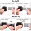 3 PACK Sport Band Compatible with Fitbit Sense 2 / Versa 4, Classic Soft Straps for Fitbit Sense / Versa Smart Watch (Large,Black/Navy Blue/Gray) view 4