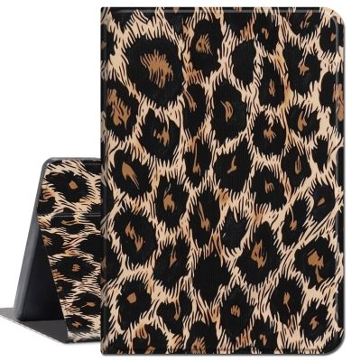 for iPad Mini 7 (A17 Pro) Case 2024,for iPad Mini 6 Case 2021,8.3-inch iPad Mini 7th/6th Generation Case,Slim Lightweight Smart Shell Stand Cover with Auto Wake/Sleep,Leopard Print