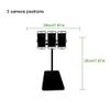 GZHERVICES Multifunction Streaming Phone Stand, Selfie Desktop Live Stand, Webcam Stand with 360 Adjustment and Adjustable Height, for Games, Recording, Online Meeting(3) view 2