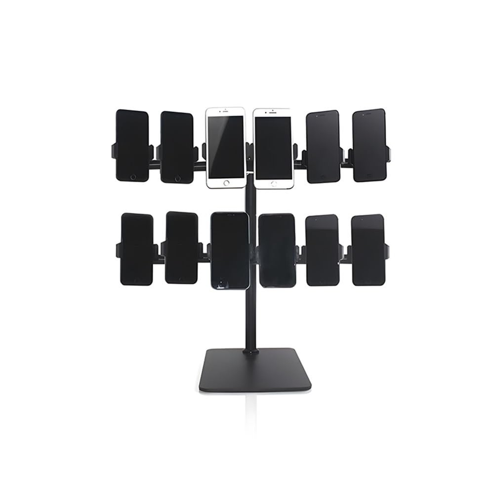 GZHERVICES Multifunction Streaming Phone Stand, Selfie Desktop Live Stand, Webcam Stand with 360 Adjustment and Adjustable Height, for Games, Recording, Online Meeting(12)