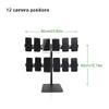 GZHERVICES Multifunction Streaming Phone Stand, Selfie Desktop Live Stand, Webcam Stand with 360 Adjustment and Adjustable Height, for Games, Recording, Online Meeting(12) view 2