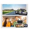 3 Cameras CAR DVR 3-Way 1080P Driving Recorder 3-Lens Dash Cam Car Front and Inside Video Rear Camera Car Black Box(64G) view 3