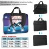 14 inch Slim Laptop Case with Strap Laptop Tote Bag Computer Messenger Bag Travel Essentials - Cute Dolphins view 3