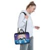 14 inch Slim Laptop Case with Strap Laptop Tote Bag Computer Messenger Bag Travel Essentials - Cute Dolphins view 4
