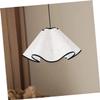 SEWOART Chandelier Lamp Cover Pleated Polyester Nightstand Lamp Shade Vintage Design view 4