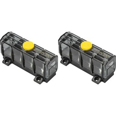Kicker (2) 47KMDB3 ABYC Compliant Ground Distribution Block Bundle