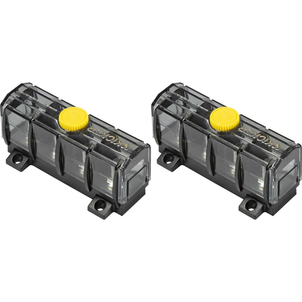 Kicker (2) 47KMDB3 ABYC Compliant Ground Distribution Block Bundle