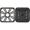 KICKER 46L7T124 L7T L7-Thin 12-Inch (30cm) Subwoofer, Dual Voice Coil, 4-Ohm, 600 Watt w/Charcoal LED Grill Bundle view 1