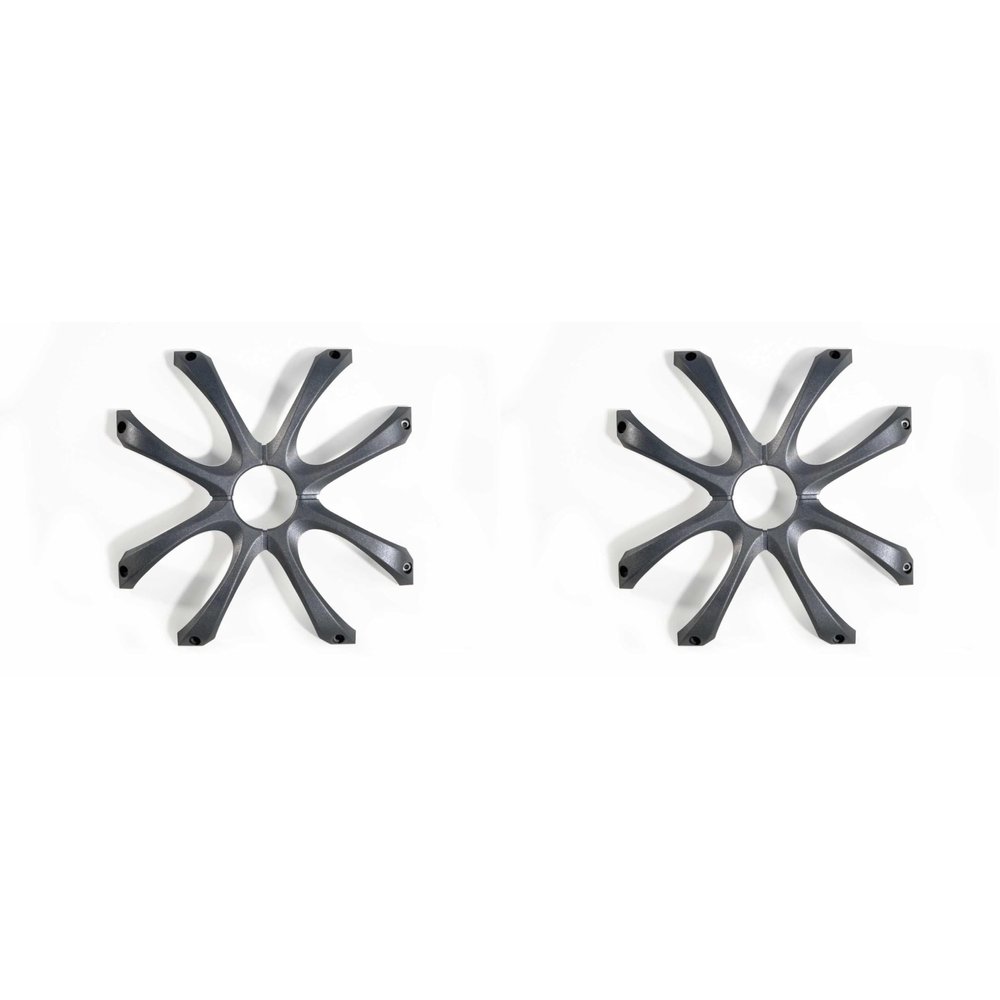 Kicker (2) 08GL78 Square 8 Inch 200mm Cast Grille Bundle