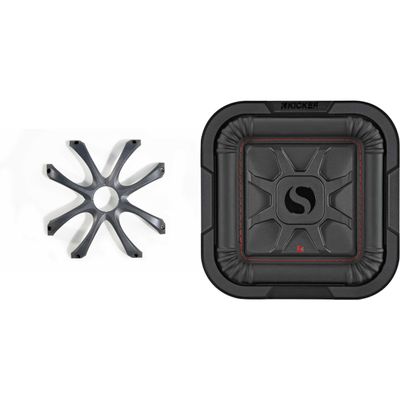 KICKER 46L7T84 L7T 8 in 4-Ohm 350 Watt Subwoofer Bundle