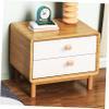 Beatifufu 100pcs Mushroom Shape Wood Knobs Unfinished Pulls Handles for Dresser Cabinet Door Hardware view 4