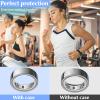 8 Pack Ultra-Thin Ring Protector Compatible with Oura Ring Gen 4/4 Ceramic/Oura Ring Gen 3, Silicone Oura Ring Cover Working Out Accessories Men Women, Direct Charging with Cover-L for 12 13 14 15 view 4