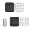 Kicker (2) 46L7T104 L7T L7-Thin 10-Inch (25cm) Subwoofer, Dual Voice Coil, 4-Ohm, 500 Watt w/White LED Grill & Remote Bundle view 1