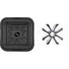 Kicker 46L7T104 L7T L7-Thin 10-Inch (25cm) Subwoofer, Dual Voice Coil, 4-Ohm, 500 Watt w/Cast Aluminum Grill Bundle view 1