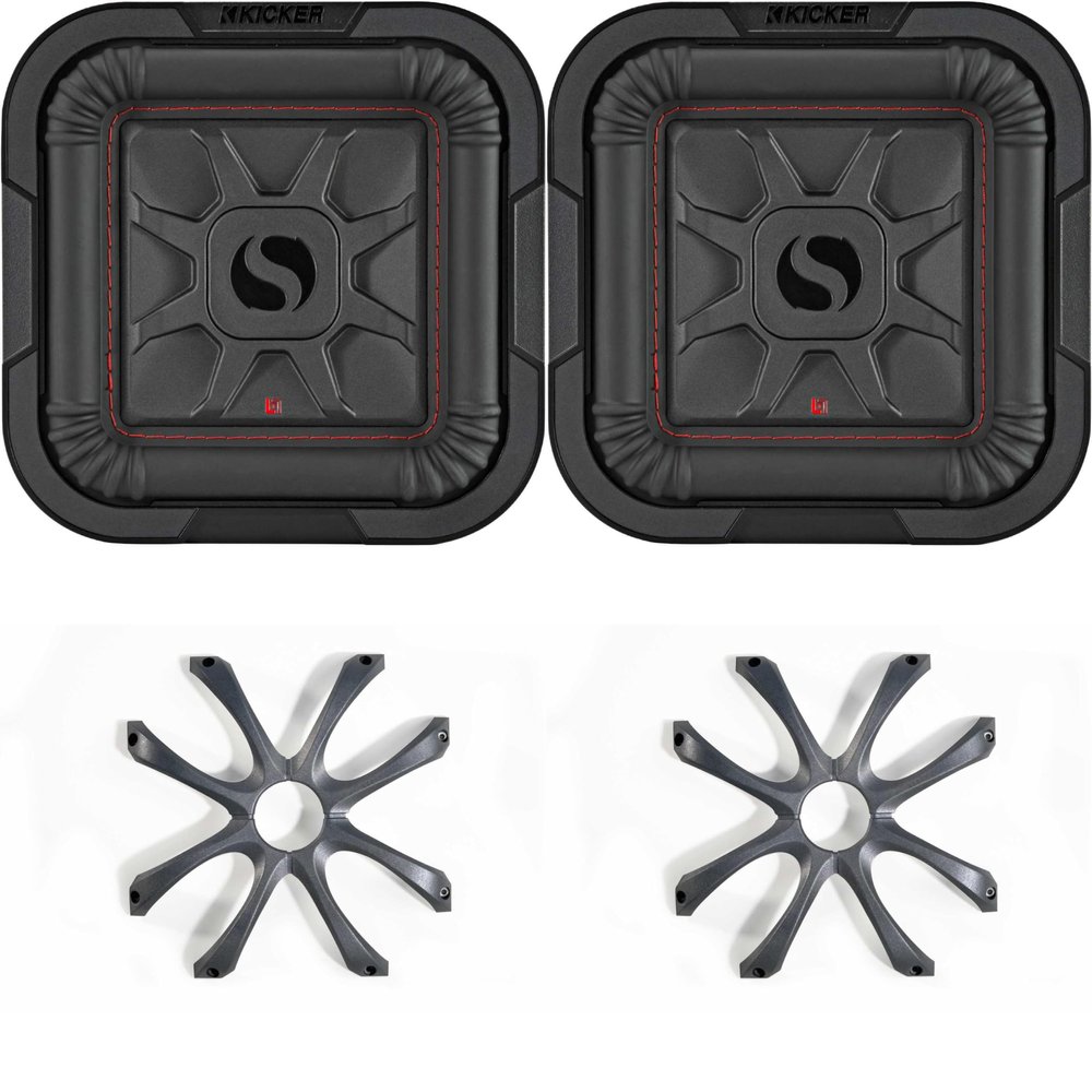 KICKER 46L7T82 L7T 8 in 2-Ohm 350 Watt 2-Subwoofer Bundle