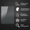 Bruni Screen Protector compatible with Tolino Shine Color Protector Film, crystal clear Protective Film (2X) view 3