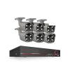 8CH 5MP 8MP Security Camera System 4K HD POE IP Camera Kit Two Way Audio Face Detect Metal Outdoor Video Surveillance(None,8CH 6Pcs 5MP Camera) view 1