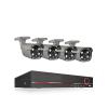 8CH 5MP 8MP Security Camera System 4K HD POE IP Camera Kit Two Way Audio Face Detect Metal Outdoor Video Surveillance(None,8CH 4Pcs 5MP Camera) view 1