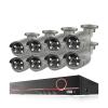 QDVOPHZA 8CH 4MP POE Security Camera System POE Kit P2P CCTV Surveillance Outdoor Audio Record Security IP Camera System(None,8CH and 8 Camera) view 1