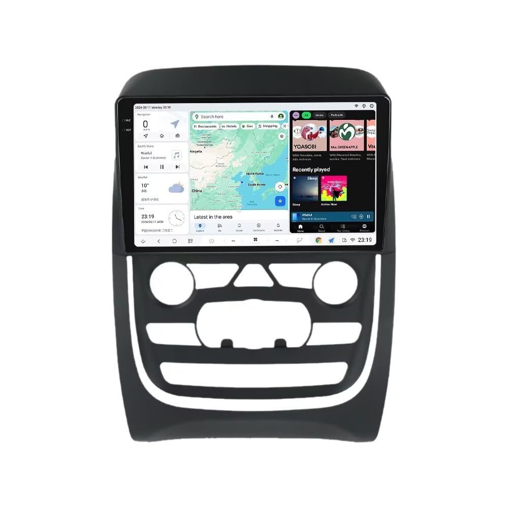 DUDUAUTO Android Radio Stereo for Dodge Durango 2014-2020, Biorunn 9.5 Inch 2K OS GPS Wireless Car-Play Android Auto Navi Upgrade Head Unit Touch Screen DSP, 6GB RAM 64GB ROM