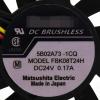 1PC Panaflo FBK08T24H Cooling Fan DC24V 0.17A 3Pin Case 80 * 80 * 15MM New view 1