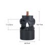 BGNing Universal Power Bank Clip Holder 12-22mm Pipe Bracket Clamp Adjustable Cross Bar Mic Flash Light Stand Photography Accessories view 4
