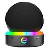 Aokicase Compatible with Echo Dot 4 / Echo Dot 5 Holder Echo Dot 4 / Echo Dot 5 Stand (RGB Style) Holder Echo Dot 4 / Echo Dot 5 Desktop Stand, USB Socket of Accessories Rack (Black) 1 Piece view 1