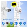 5MP WiFi Security Surveillance Camera System Kit Motion Tracking Color Night Vision 10CH NVR Wireless CCTV Cameras Set(None,12PCS) view 3