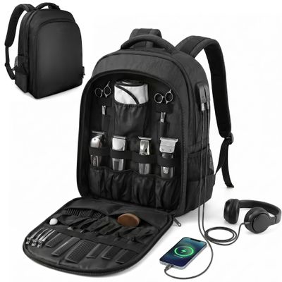 Amazing Fair Barber Supplies Bag with USB & Headphone Port