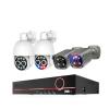 HD 8CH 4K 8MP Surveillance Camera System Dual Lens PTZ POE Camera 8X Zoom AI Human Detected CCTV Video Security Kit(None,8CH NVR 4 Camera) view 1