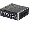 4 Lan i226 2.5G Firewall Micro Appliance, Fanless Firewall Mini PC Alder Lake-N N100, HDMI, DP, Type-C, 4xUSB, COM RJ45, Server PC, AES-NI VPN Router Support pfsense Openwrt, Wifi Slot, Barebone view 2