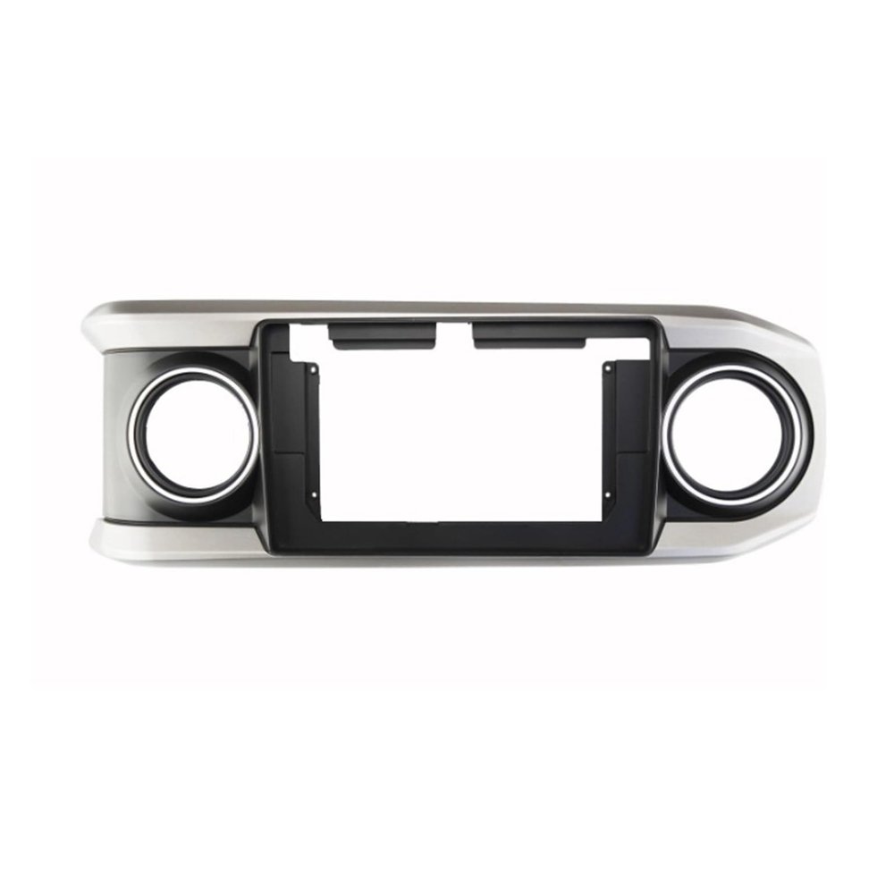 10.1 Inch Car Fascia Radio Panel Compatible for Toyota Tacoma 2016+ Dash Kit Install Facia Console Bezel 10.1inch Adapter Plate Trim Cover