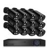 QDVOPHZA 4K 16CH Security Camerae System 5MP 8MP Two Way Audio CCTV Camera System AI P2P Video Surveillance Kit(None,16CH 5MP with 12 Cam) view 1