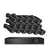 QDVOPHZA 4K 16CH Security Camerae System 5MP 8MP Two Way Audio CCTV Camera System AI P2P Video Surveillance Kit(None,16CH 5MP with 12 Cam) view 2