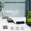 180W 150W 120W Laptop Charger Compatible with Gaming Laptop MSI Thin GF63 GF65 Stealth GS65 GS63 15M Sword 15 Crosshair 15 17 Laptop Power Supply Cord view 4