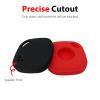 Silicone Case for Tile Mate 2024 with Carabiners, 2 Pack Anti-Scratch Protective Cover for Tile Tracker (Black/Red) view 3